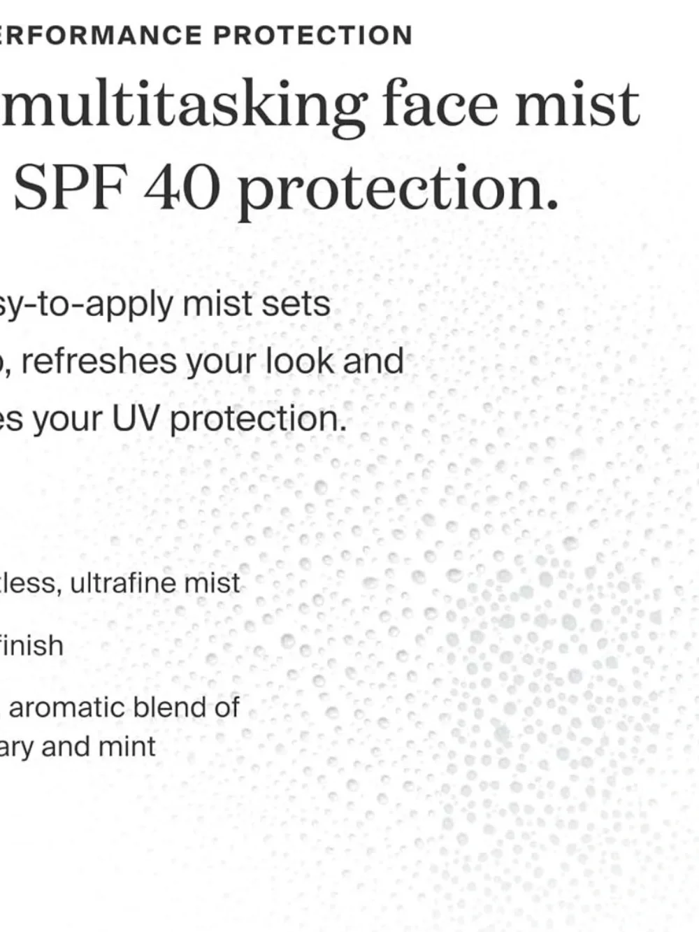 Supergoop! (Re)setting Refreshing Mist Chemical Sunscreen SPF 40 PA+++ 1 one